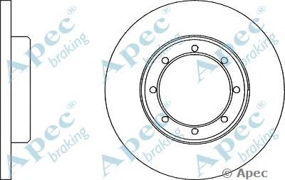 APEC BRAKING dsk2865 -  Тормозной диск